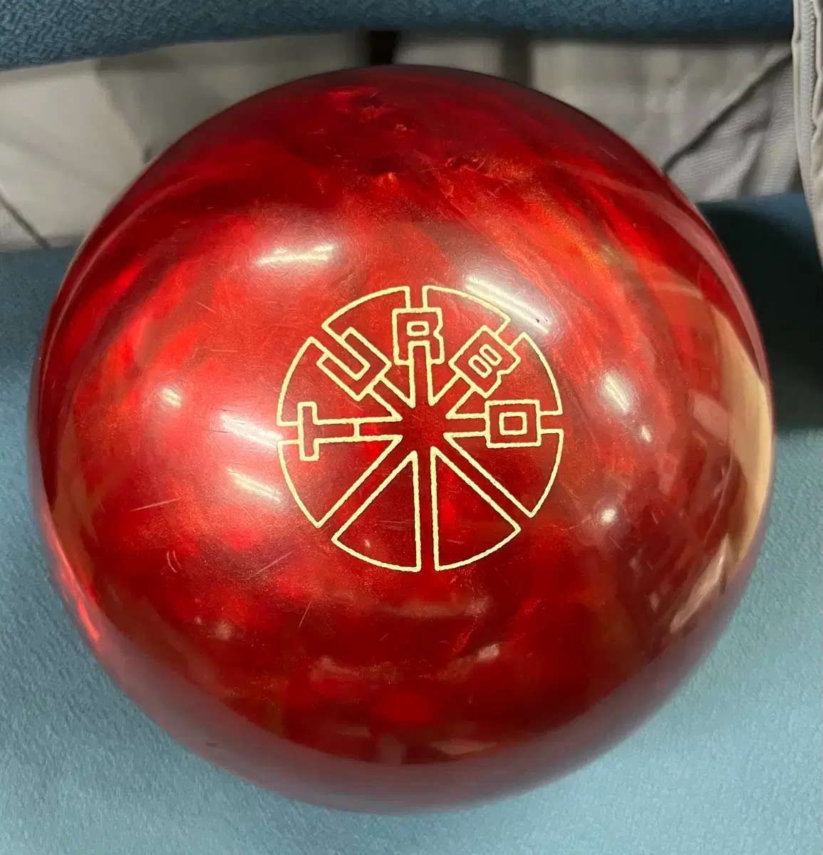 エボナイトターボレッドパール古代ウレタンボウリングボール